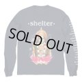 SHELTER / Message navy (long sleeve shirt) End hits