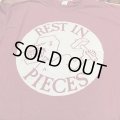   REST IN PIECES / Hammer burgundy (t-shirt)   