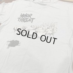 画像1:   MINOR THREAT / Out of step silver grey (t-shirt) 