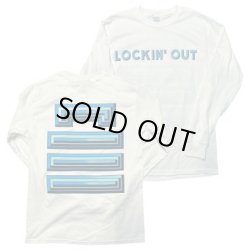 画像1: LOCKIN' OUT / Block lock white (long sleeve shirt) Lockin' out  