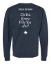 画像2: ■予約商品■ TEXAS IS THE REASON / Logo -navy- (crew sweatshirt) Revelation    (2)