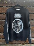 ■予約商品■ BLACK GANION / Iron mandara (crewneck sweat) 