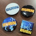 BURN / Logo (sticker + badge) 