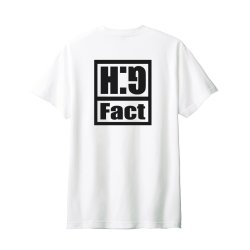 画像2: HG Fact / Logo white (t-shirt) Break the records 