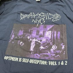 画像1:   DARKSIDE NYC / Optimism Is Self-Deception: Vols. 1 & 2 navy (t-shirt) 