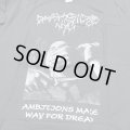   DARKSIDE NYC / Ambitions Make Way For Dread black (t-shirt) 