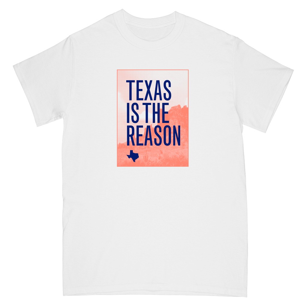 ■予約商品■ TEXAS IS THE REASON / Logo -white- (t-shirt) Revelation    