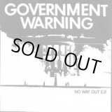 画像: GOVERNMENT WARNING / No Way Out (7ep) No way