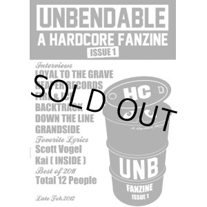 画像: UNBENDABLE FANZINE  Issue 1 (zine)