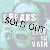 画像: FREAKS / Live In Vain (cd) Label of the dead