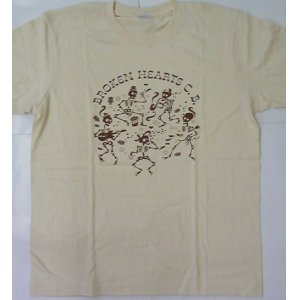 画像: BROKEN HEARTS CLUB BAND dsigned by ACUTE / natural (t-shirt) 