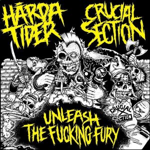 画像: HARDA TIDER, CRUCIAL SECTION / split -Unleash the fucking fury- (cd) Crew for life