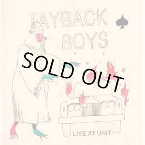 画像: PAYBACK BOYS / Live at unit (cd) WDsounds 