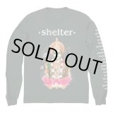 画像: SHELTER / Message forest green (long sleeve shirt) End hits