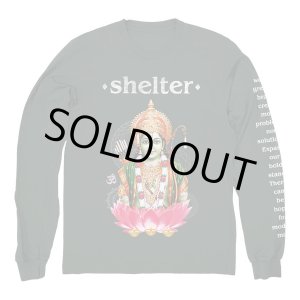 画像: SHELTER / Message forest green (long sleeve shirt) End hits