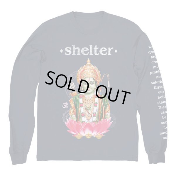 画像1: SHELTER / Message navy (long sleeve shirt) End hits