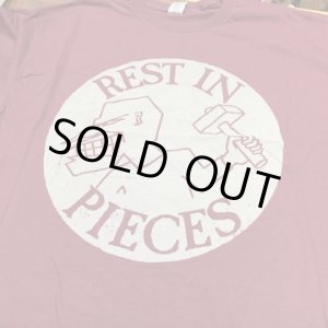 画像:   REST IN PIECES / Hammer burgundy (t-shirt)   