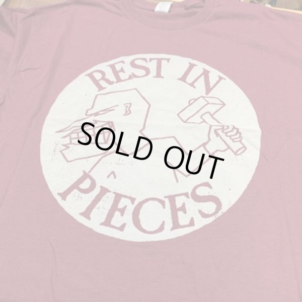 画像1:   REST IN PIECES / Hammer burgundy (t-shirt)   