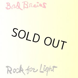 画像:  BAD BRAINS / Rock for light (Lp)(tape) Org music  