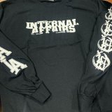 画像:  INTERNAL AFFAIRS / Discography black (long sleeve t-shirt) Safe inside