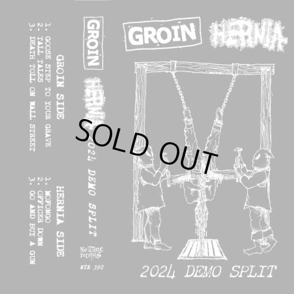 画像1: GROIN, HERNIA / 2024 demo split (tape) No time 