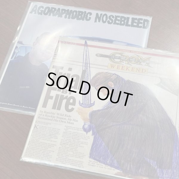 画像1: AGORAPHOBIC NOSEBLEED, CROM / Split (7ep) Rsr  