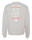 画像2: ■予約商品■ TEXAS IS THE REASON / Logo -heather grey- (crew sweatshirt) Revelation   