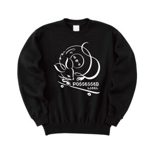 画像: ■予約商品■ POSSESSED LABEL / Logo black (sweat shirt) Possessed label