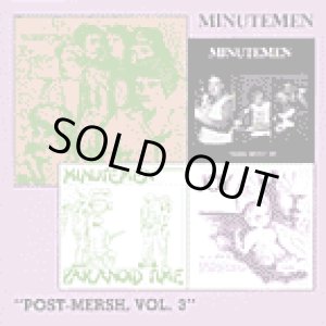 画像: MINUTEMEN / Post-Mersh Vol. 3 (cd) SST