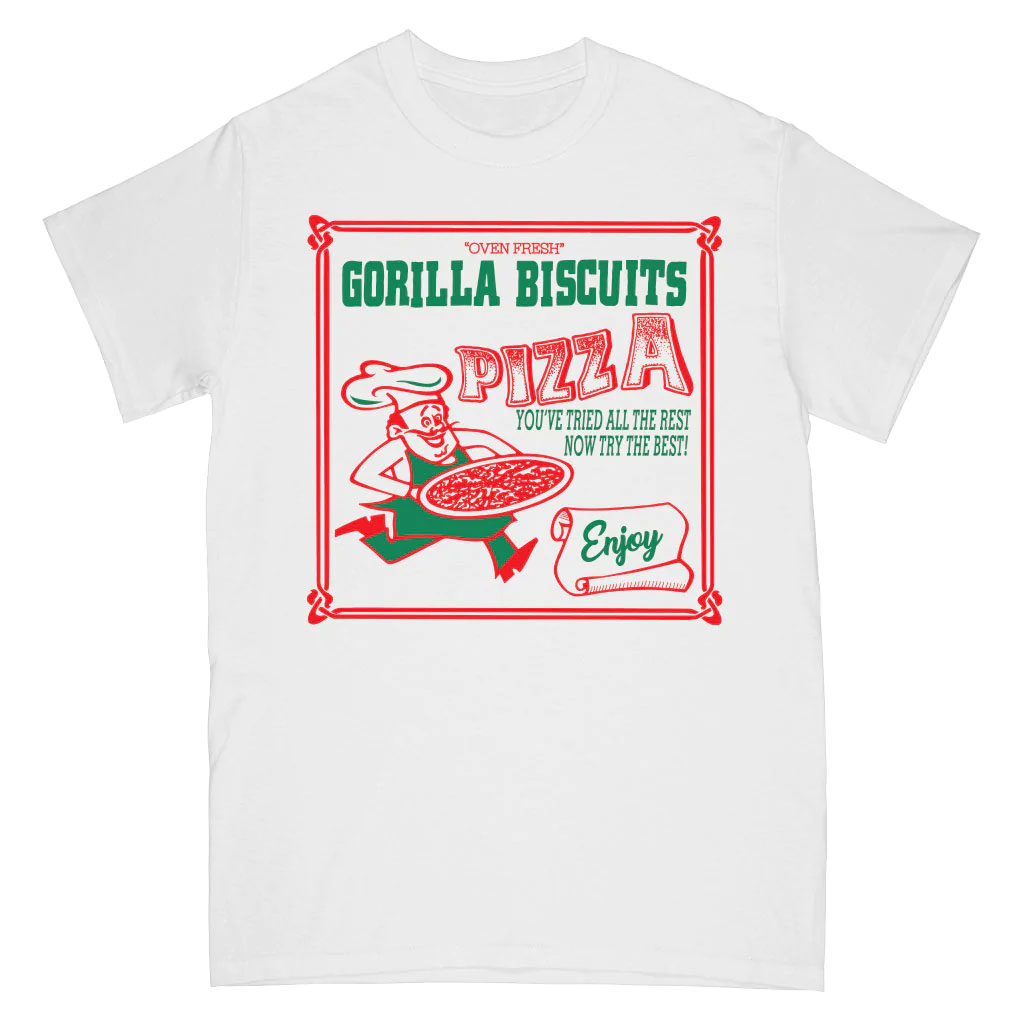 GORILLA BISCUITS / Pizza box (t-shirt) Revelation - record shop DIGDIG