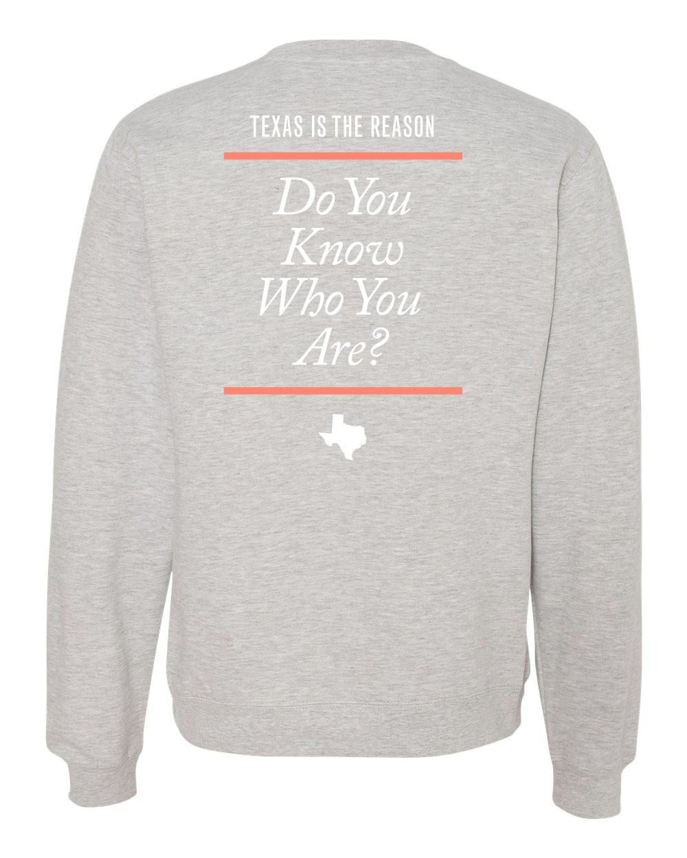 画像2: ■予約商品■ TEXAS IS THE REASON / Logo -heather grey- (crew sweatshirt) Revelation   