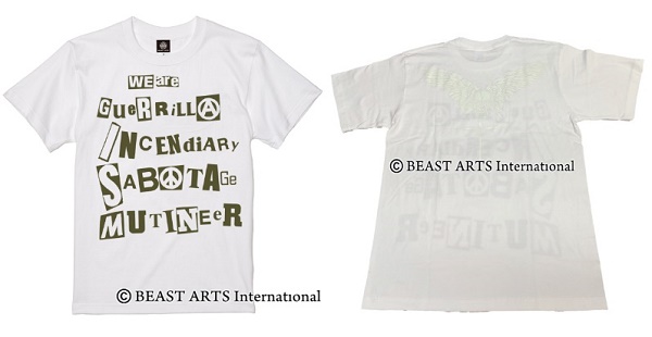 画像1:   ■予約商品■ G.I.S.M. / Guerrilla incendiary white (t-shirt)