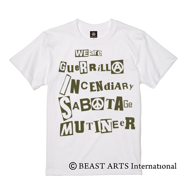 画像2:   ■予約商品■ G.I.S.M. / Guerrilla incendiary white (t-shirt)