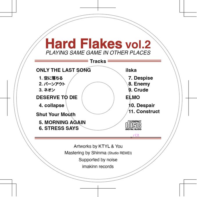 画像3: ■予約商品■ V.A / Hard flakes vol.2 〜Playing same game in other places〜 (cdr)