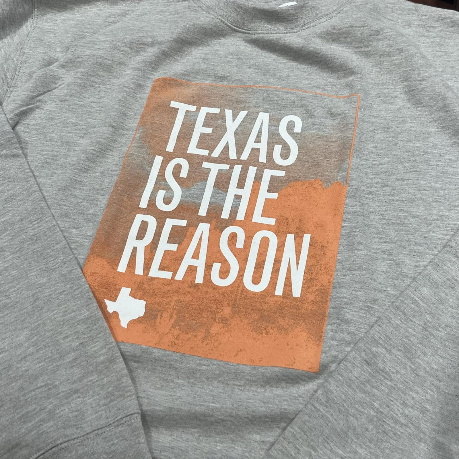 画像1:  TEXAS IS THE REASON / Logo -heather grey- (crew sweatshirt) Revelation   