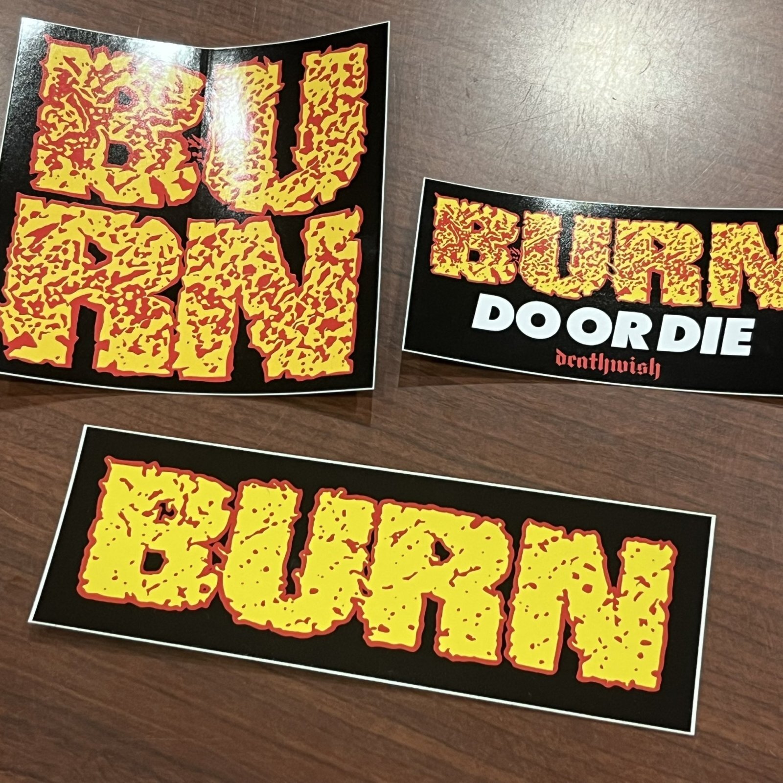 画像2: BURN / Logo (sticker + badge) 